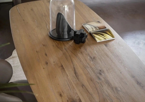 Стол обеденный полуовальный ICARO CS4115-FB, CS4115-FS, CS4115-FSW