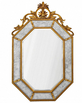 Зеркало в раме "Лидс" 19C. Gold/02