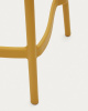 Уличный полубарный стул Morella из горчичного пластика