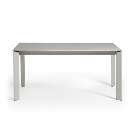Стол Atta160 (220) x90 серый керамика