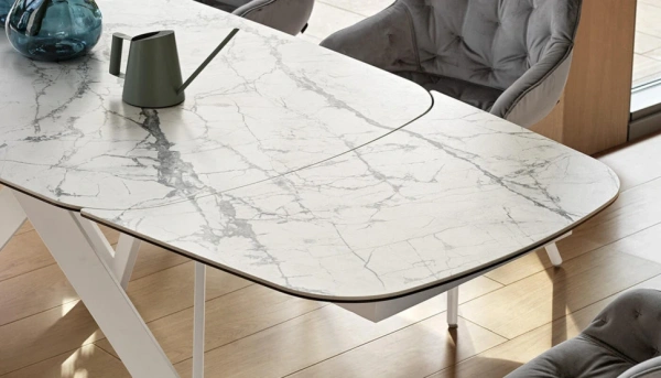 Стол обеденный полуовальный раздвижной CARTESIO CS4111-S