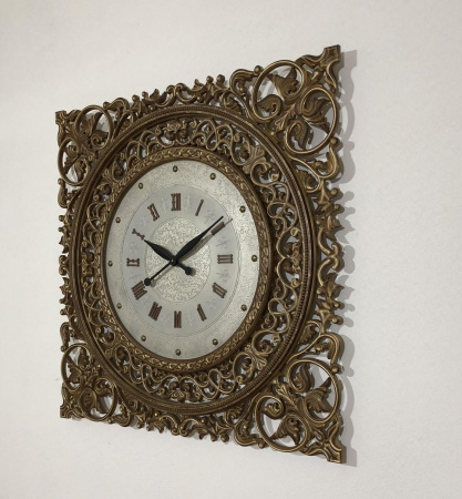 Настенные часы Silver/White со светодиодной подсветкой