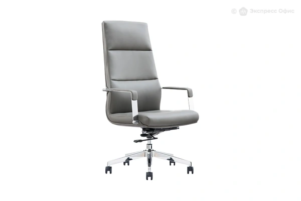Кресло офисное Slim SL900 Экокожа серая (S801-29)